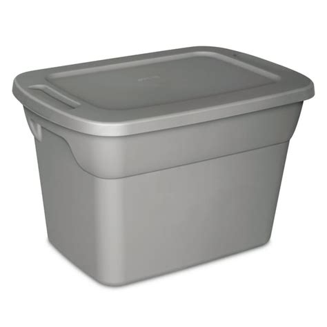 sterilite 10 gal 38l tote box steel|sterilite 10 gal storage container.